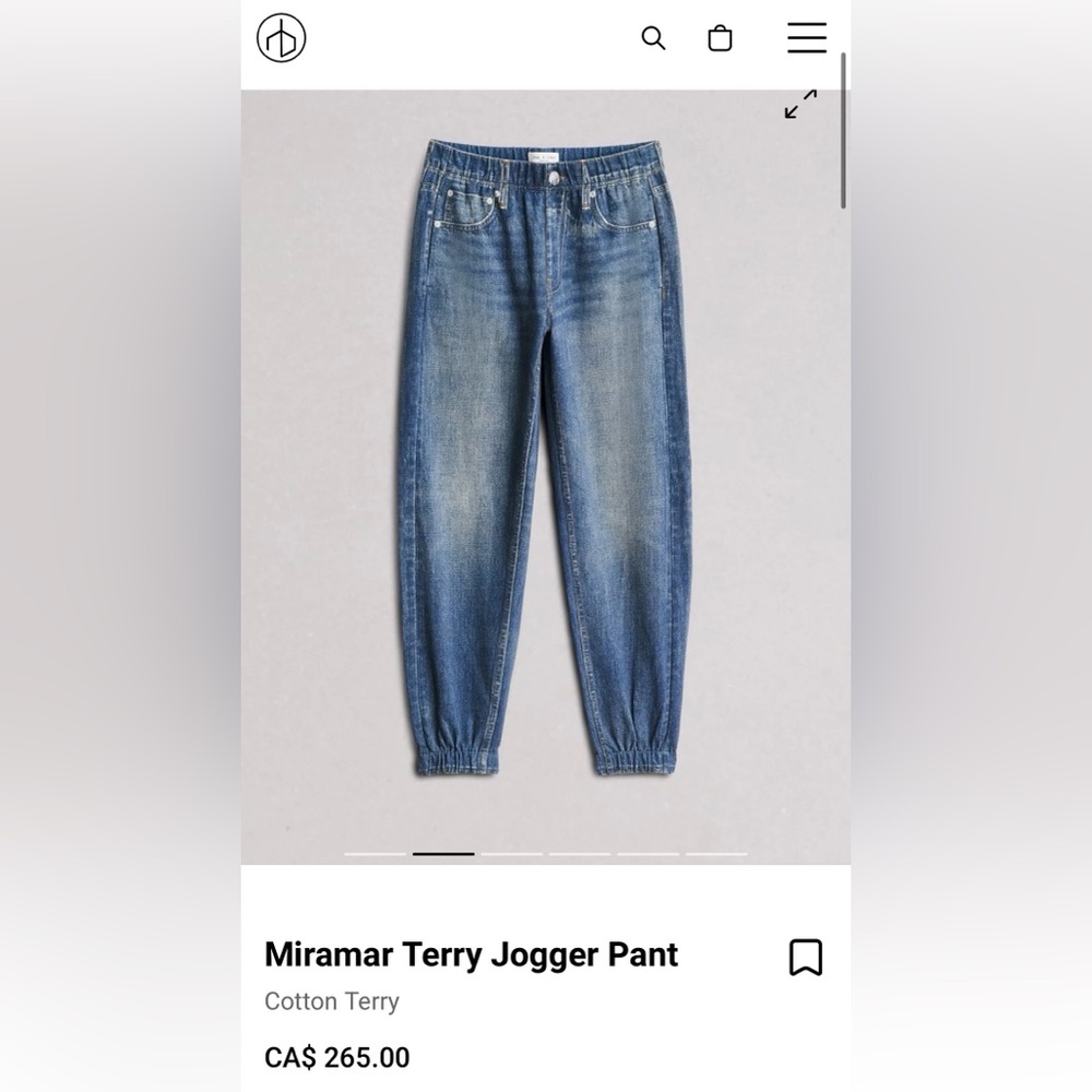 Rag & Bone Miramar Terry Jogger Pant